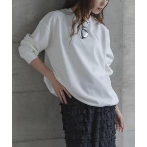 tシャツ カットジョーゼットドロストプルオーバー レディース