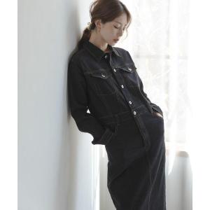 ワンピース デニムジャンパースカート