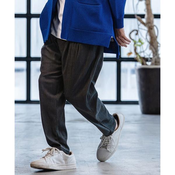 パンツ mp14529-Chambray Wide Balloon Silhouette Pants...