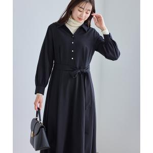 TICCA（ティッカ） ストライプ柄シャツワンピース FREE ブラック