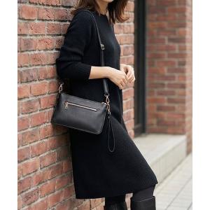 ショルダーバッグ バッグ 「DELI by」リアルレザー2WAYミニショルダー＆クラッチバッグ レディース