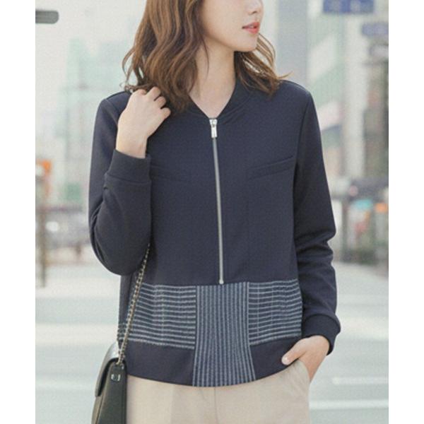 異素材コンビ ショートティアードトップス レディース