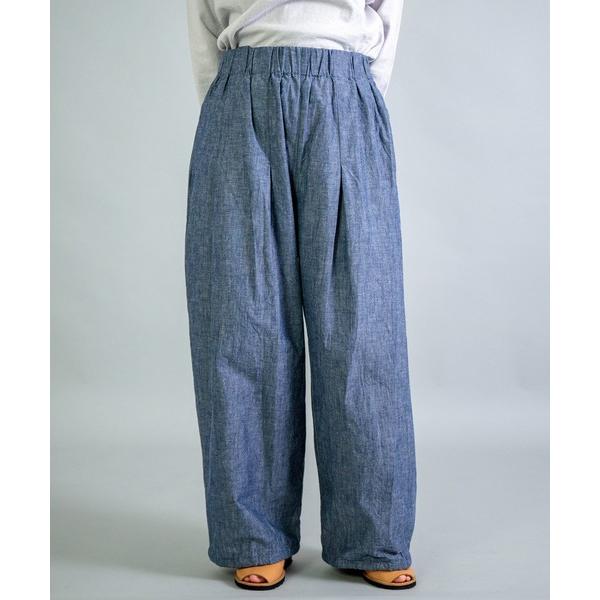 ワイドパンツ パンツ 「Yarmo」 Wide Tuck Easy PT_Dungaree レディー...