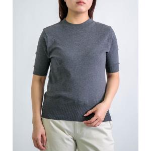 tシャツ 「gicipi」 ARGENTO /クルーネック5分袖 ニットソー レディース