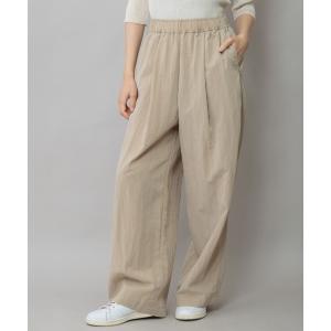 ワイドパンツ パンツ ヴィンテージリヨセルナイロンルーズワイドパンツ レディース