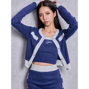GYDA（ジェイダ） ワンピース ラメアーガイルアメスリニットワンピース