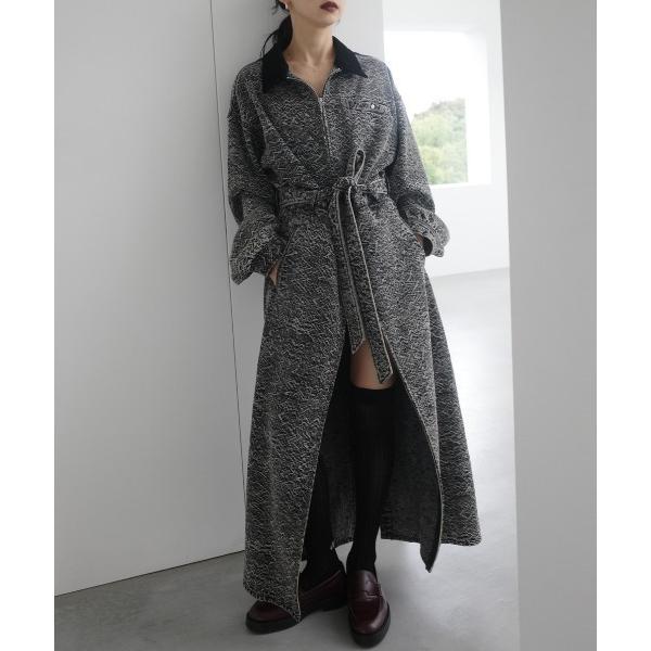 ワンピース BLOUSON LIKE DENIM DRESS