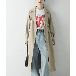 トレンチコート コート 「撥水/UVカット」ドロストトレンチコート レディース