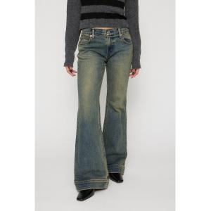 ジーンズ デニム デニムパンツ LEDA LOW WAIST FLARE デニム レディース