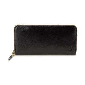 財布 牛革 ラウンドファスナー長財布 メンズ レディース