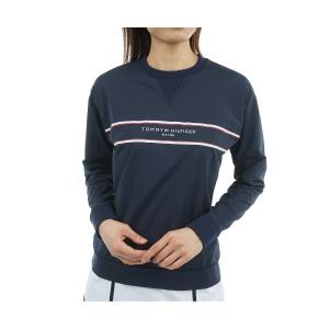 トレーナー スウェット フロントロゴ長袖スウェットシャツ レディース