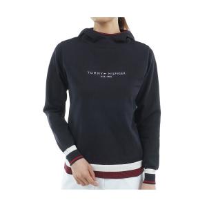 ニット セーター フロントロゴフーディーニット レディース