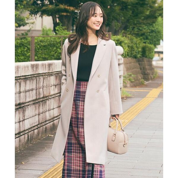 「ANY SIS」 チェスターコート 2 ピンク レディース