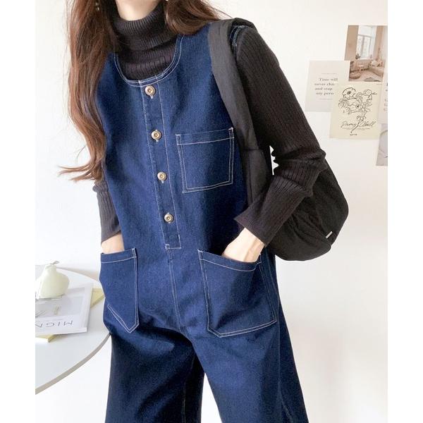 「Java」 オーバーオール X-LARGE ワンウォッシュ レディース