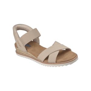 サンダル スケッチャーズ ハンズフリースリップインズ ボブス デザート キス - ゴールデン リリー レディース