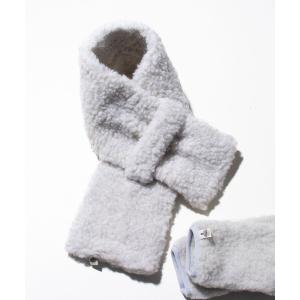 「COLD BREAKER」 マフラー FREE ライトグレー メンズ