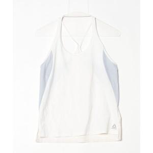 「Reebok」 ノースリーブトップス M ホワイト レディース