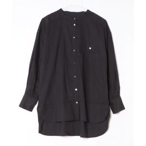 「khakito」 長袖ブラウス MEDIUM ブラック レディース