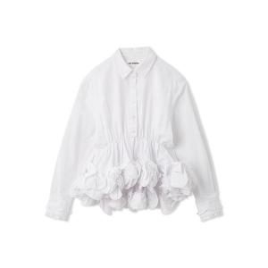 ブラウス シャツ ホイップフリルヘムブラウス レディース