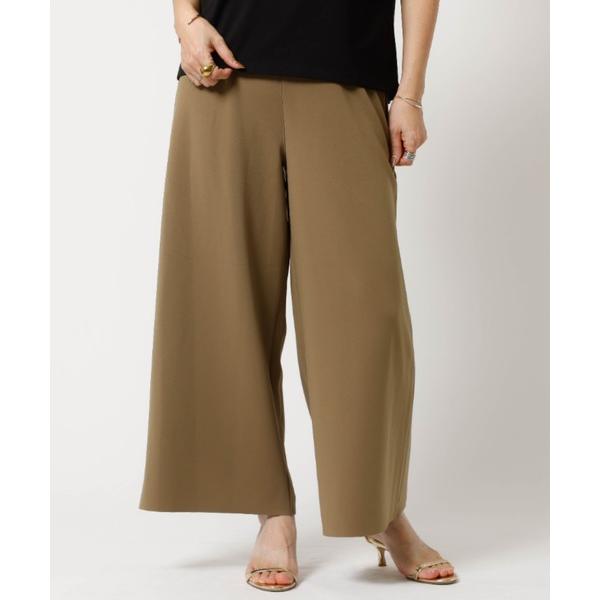 パンツ アクアジャージワイドパンツ レディース
