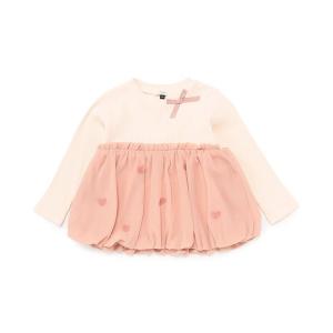 tシャツ シフォンバルーンドッキングトップス_ジュニア対応 キッズ 子供服 女の子｜ZOZOTOWN Yahoo!店