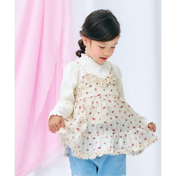 ベスト 花柄キャミビスチェ キッズ 子供服 女の子