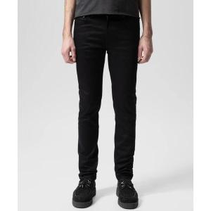 ジーンズ NUDIE JEANS／ヌーディージーンズ／LEAN DEAN ／DRY EVER BLACK メンズ