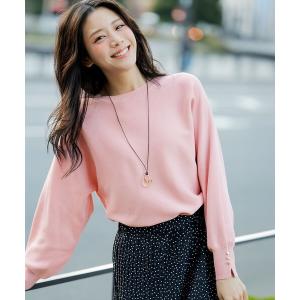 ニット セーター 「花粉リリース」ドルマン ニット レディース