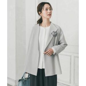 コート アウター ダブルクロスショートコート レディース