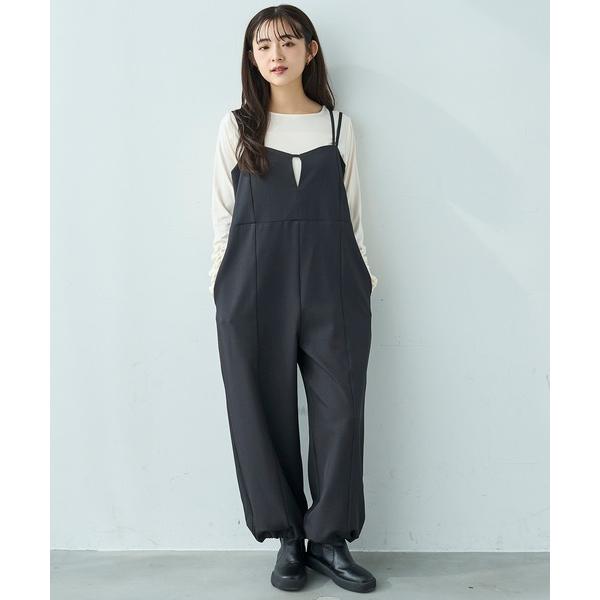 サロペット オーバーオール 「セットアップ対応」 バックシャン オールインワン サロペット「5861...