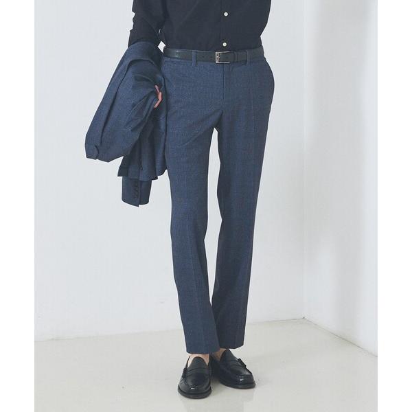 スラックス 「セットアップ対応」チェック柄 ライトポンチ イージースラックス / ストレッチ 手洗い...