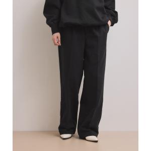 スラックス パンツ 「WEB限定」スウェットワイドスラックス レディース