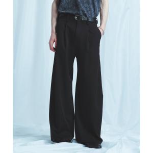 ワイドパンツ スラックス 3ディメンションワイドパンツ(HARE) メンズ レディース