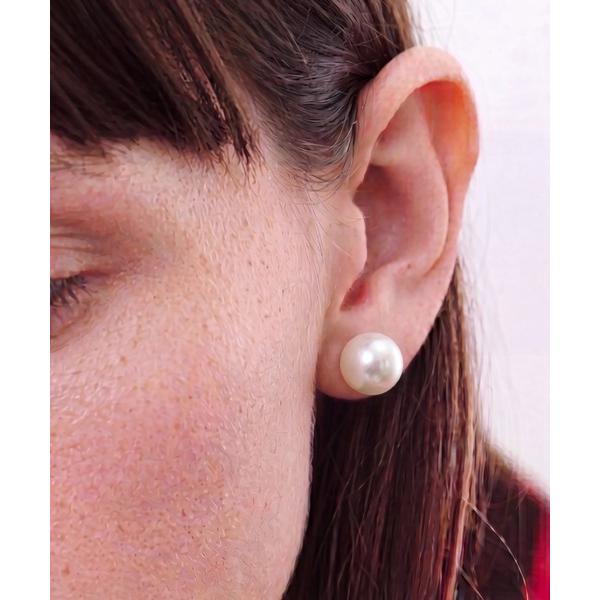 ピアス 「H.O.V」ORB PEARL STUD PIERCE-L/オーブ パール スタッド ピア...