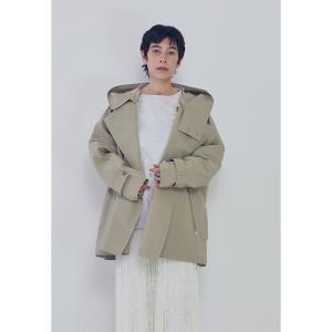 コート アウター 「VACHEMENT×1er Arrondissement」別注リサイクルシェルタフタショートトレンチコート レディース