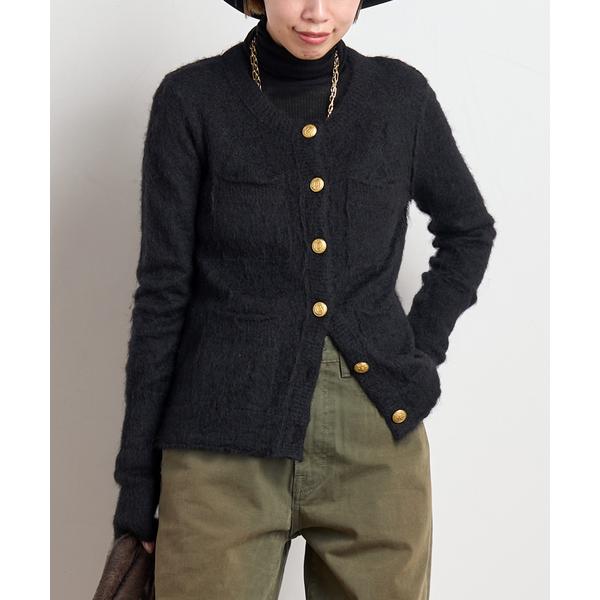 カーディガン *「R13/アールサーティーン」ELONGATED SHRUNKEN CREWNECK...