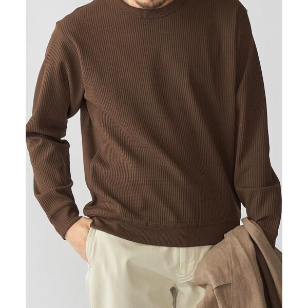 tシャツ SHIPS:  「軽量/UVカット」SPEEDRY(R) ワッフル ロングスリーブ メンズ