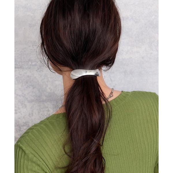ヘアクリップ メタルサイズレスバレッタ