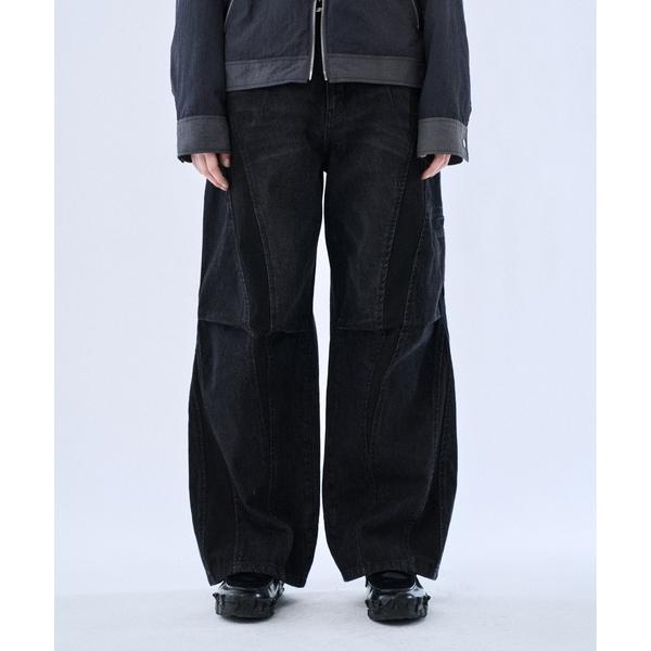 ジーンズ Ripstop docking denim pants / リップストップドッキングデニム...