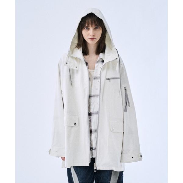 パーカー Back graphic military parka / バックグラフィックミリタリーパ...