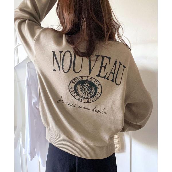 「Java」 長袖ニット MEDIUM ベージュ レディース