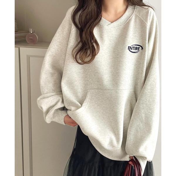 「Java」 スウェットカットソー LARGE グレー レディース