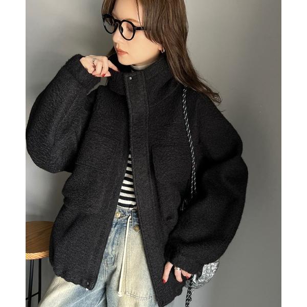 「Java」 ブルゾン LARGE ブラック レディース