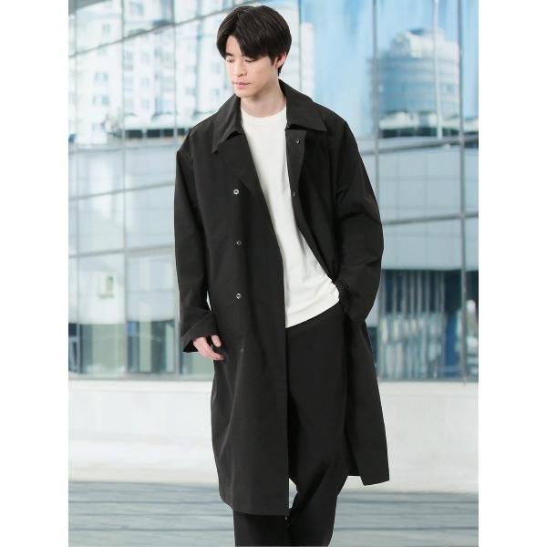 「TAKA-Q」 トレンチコート LARGE ブラック メンズ