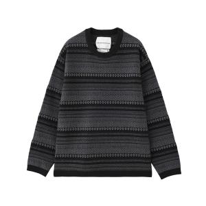セーター ニット WHITE MOUNTAINEERING STRIPE JACQUARD PULLOVER WM2473603 メンズ レディース