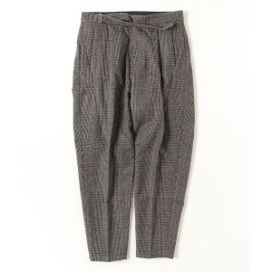 パンツ WHITE MOUNTAINEERING GLEN CHECK 1 TUCK PANTS WM2473411 メンズ
