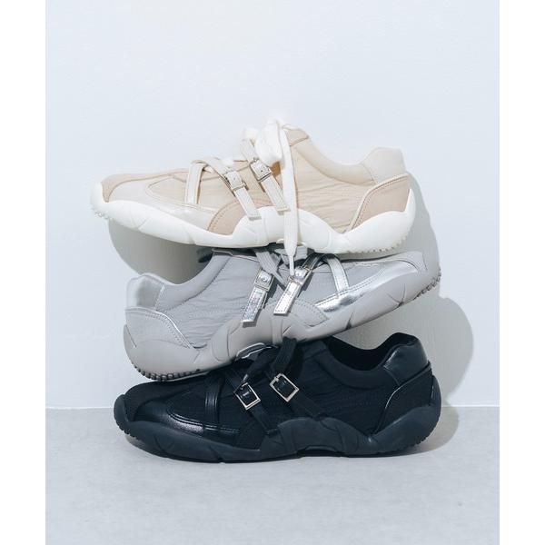 スニーカー 「S-LLサイズ展開・クッション入り」クロスベルトストラップスニーカー JA4008 レ...