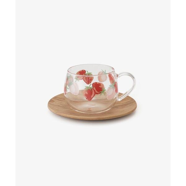 タンブラー ストロベリーマグカップ＆トレーセット