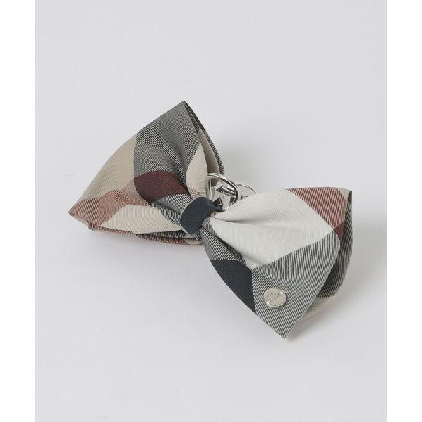ヘアクリップ クレストブリッジチェックリボンバンスクリップ