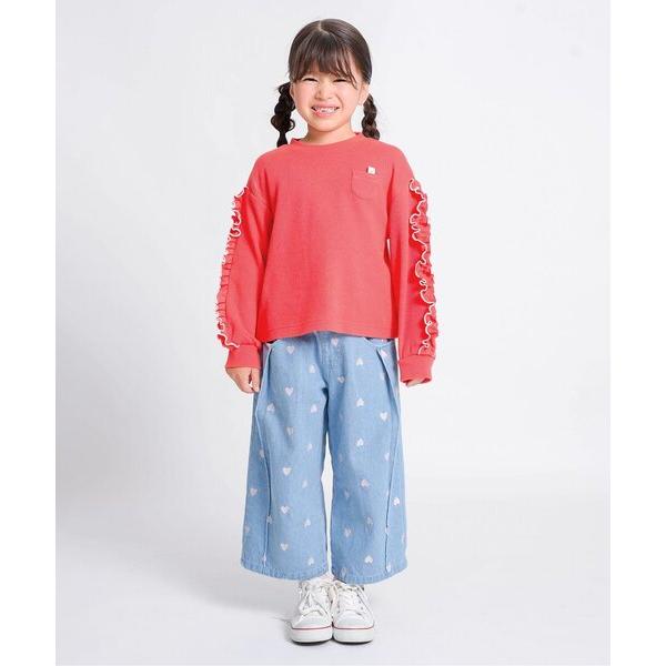 tシャツ 名札が付けれる！フリルTシャツ キッズ 子供服 女の子